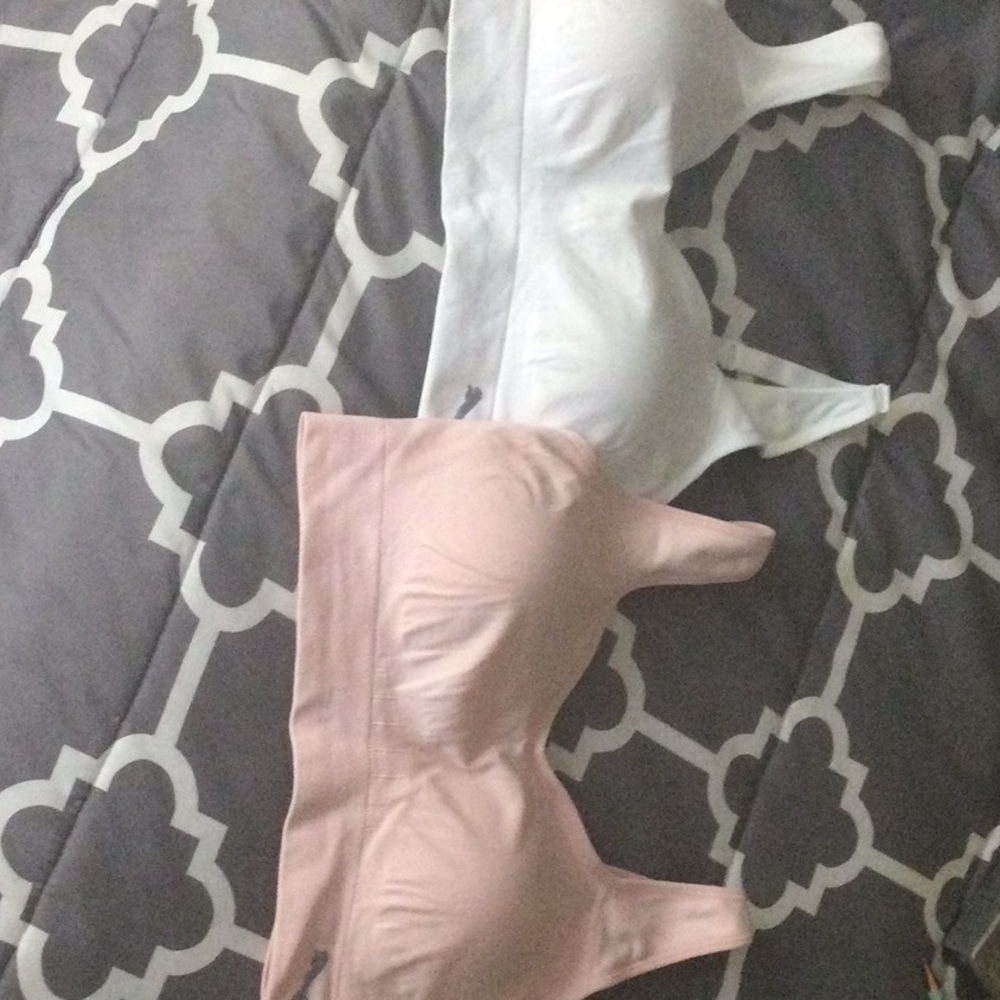 New Puma White and Pink Bras